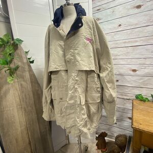 Big Men's 2X XXL Embroidered Pink Panther United Artists Rain Coat Jacket Tall